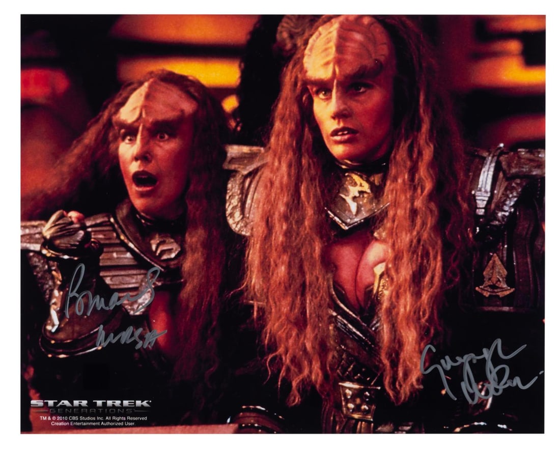 A "Star Trek: Generations" Signed Duras Sisters Photo. (1 of 1)