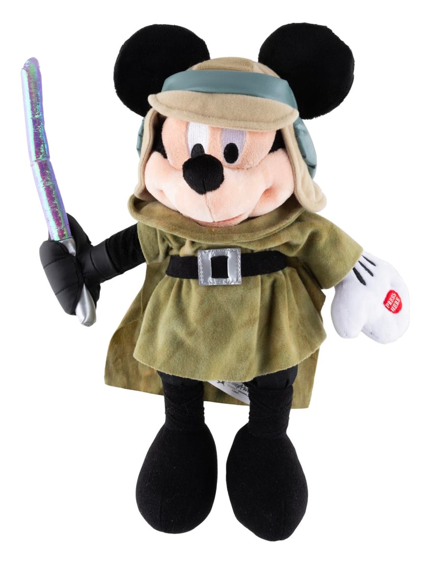 A Star Wars Weekends 2013 Jedi Mickey Plush. (1 of 2)