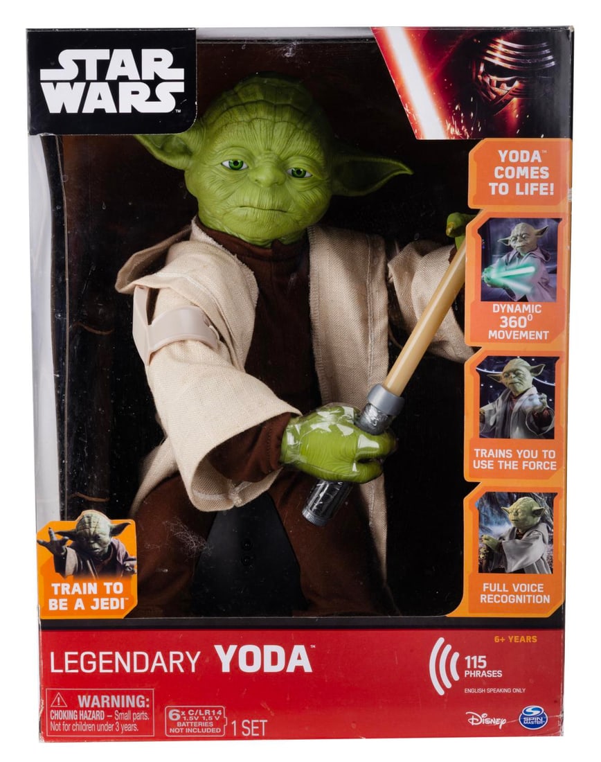 A Legendary Yoda Interactive Toy. (1 of 5)