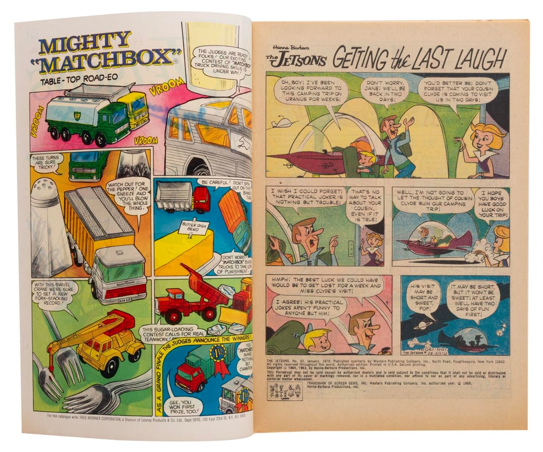A Multi-Signed "The Jetsons" Comic Book. - 2
