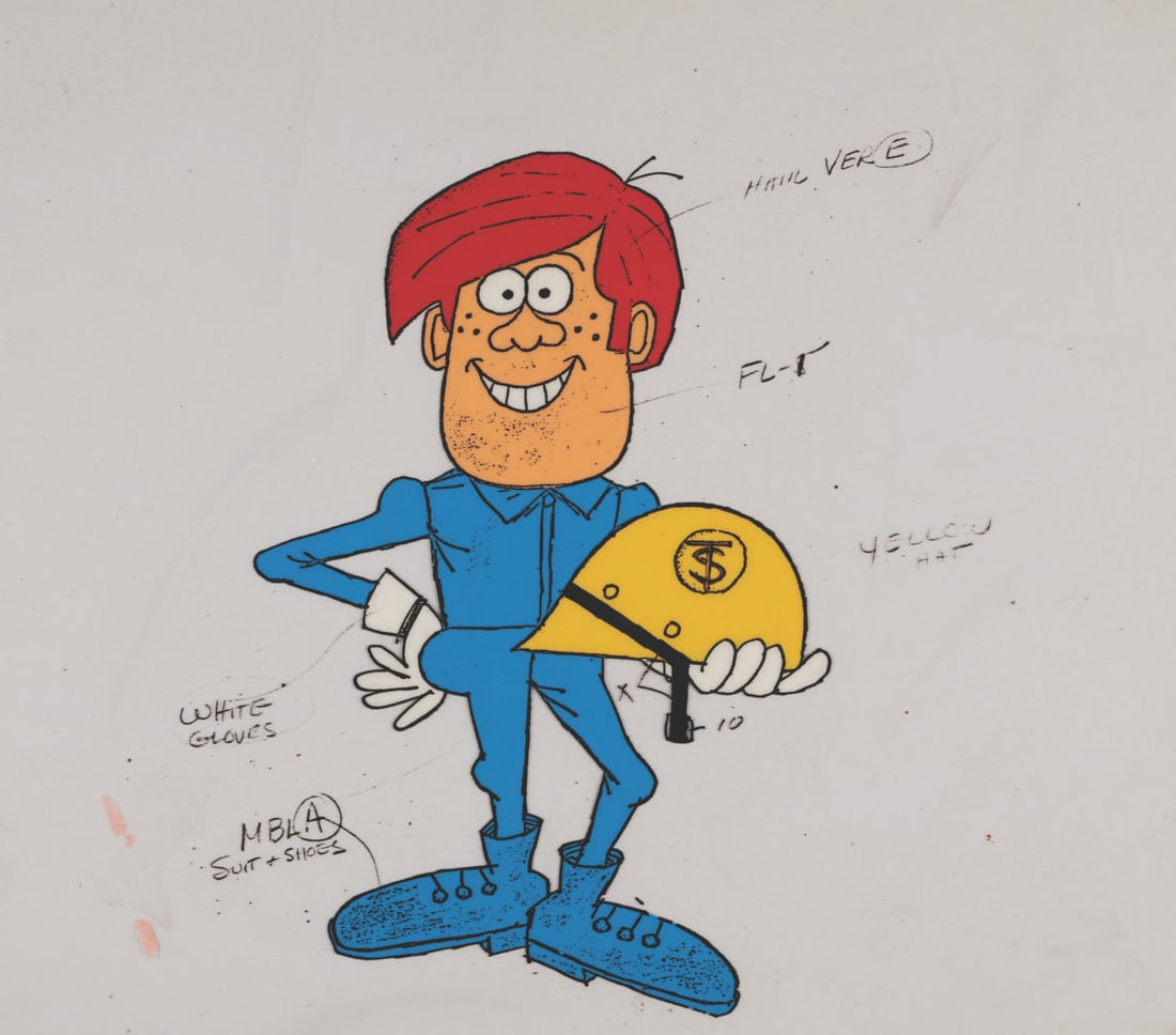A Tom Slick Color Key Cel. - 2