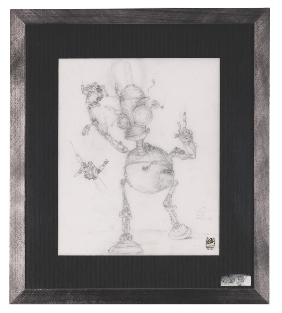 A "Robots" Dr. V. Needle Concept Drawing. - 2