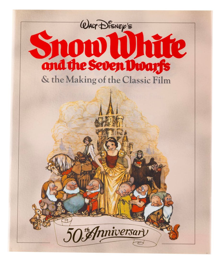 A Making of "Snow White and the Seven Dwarfs" Book.: (Simon & Schuster, 1987) An 88 page book on the making of "Snow White and the Seven Dwarfs," released for the film's 50th anniversary in 1987. The heavily illustrated book with dust jacket is in very 