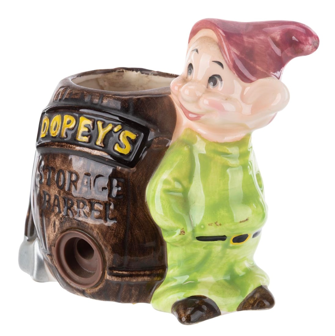 A "Snow White" Dopey Ceramic Pencil Sharpener. - 3