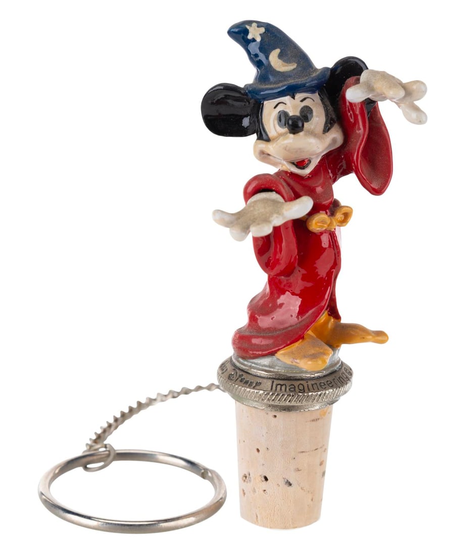 A Walt Disney Imagineering Wine Stopper Keychain. (1 of 4)