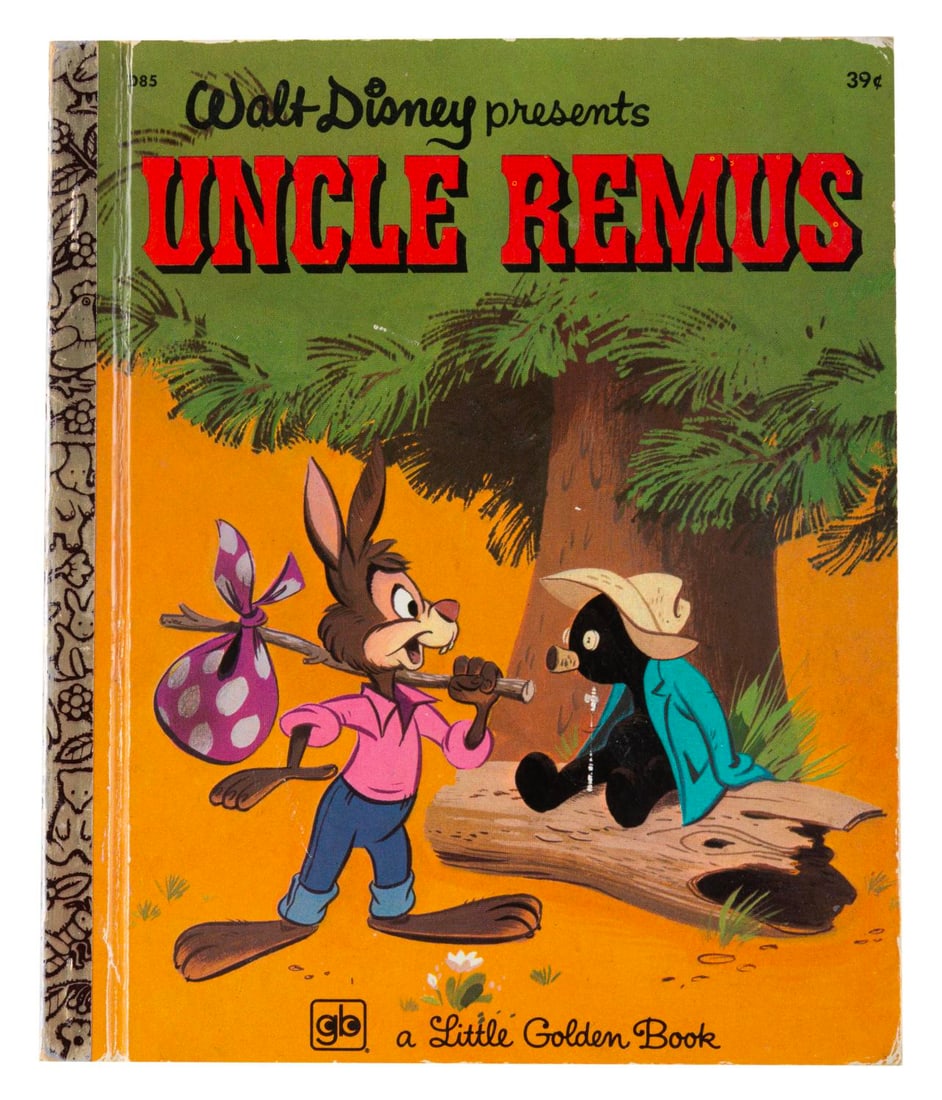 An Uncle Remus Br'er Rabbit Little Golden Book.: (Western Publishing, 1973) A 25th printing edition of the Walt Disney Presents Uncle Remus Little Golden Book, first published in 1946. Measuring 6.5" x 8", the book is in good condition with wear to 
