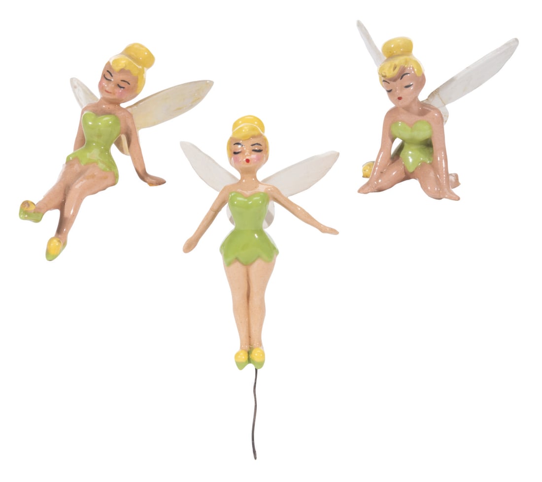 A Collection of Hagen-Renaker Tinker Bell Figurines. (1 of 5)