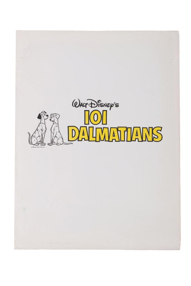 A "101 Dalmatians" Re-Release Press Kit.: (Disney, 1985) A press kit for the 1985 re-release of "101 Dalmatians." Included are an invitation, four press releases, a biography of Cruella De Vil voice actress Betty Lou Gerson, and a sealed set 
