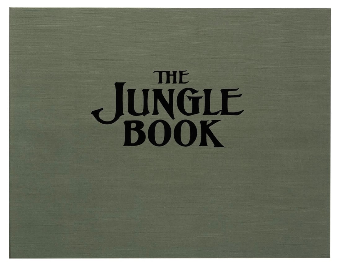 An Extremely Rare "The Jungle Book" Limited Edition Portfolio.: (Disney Art Editions, 1992) A rare "The Jungle Book" Art Portfolio released in 1992 by Disney Art Editions. The portfolio is one of 10 artists proofs released from the edition and comes from the estat