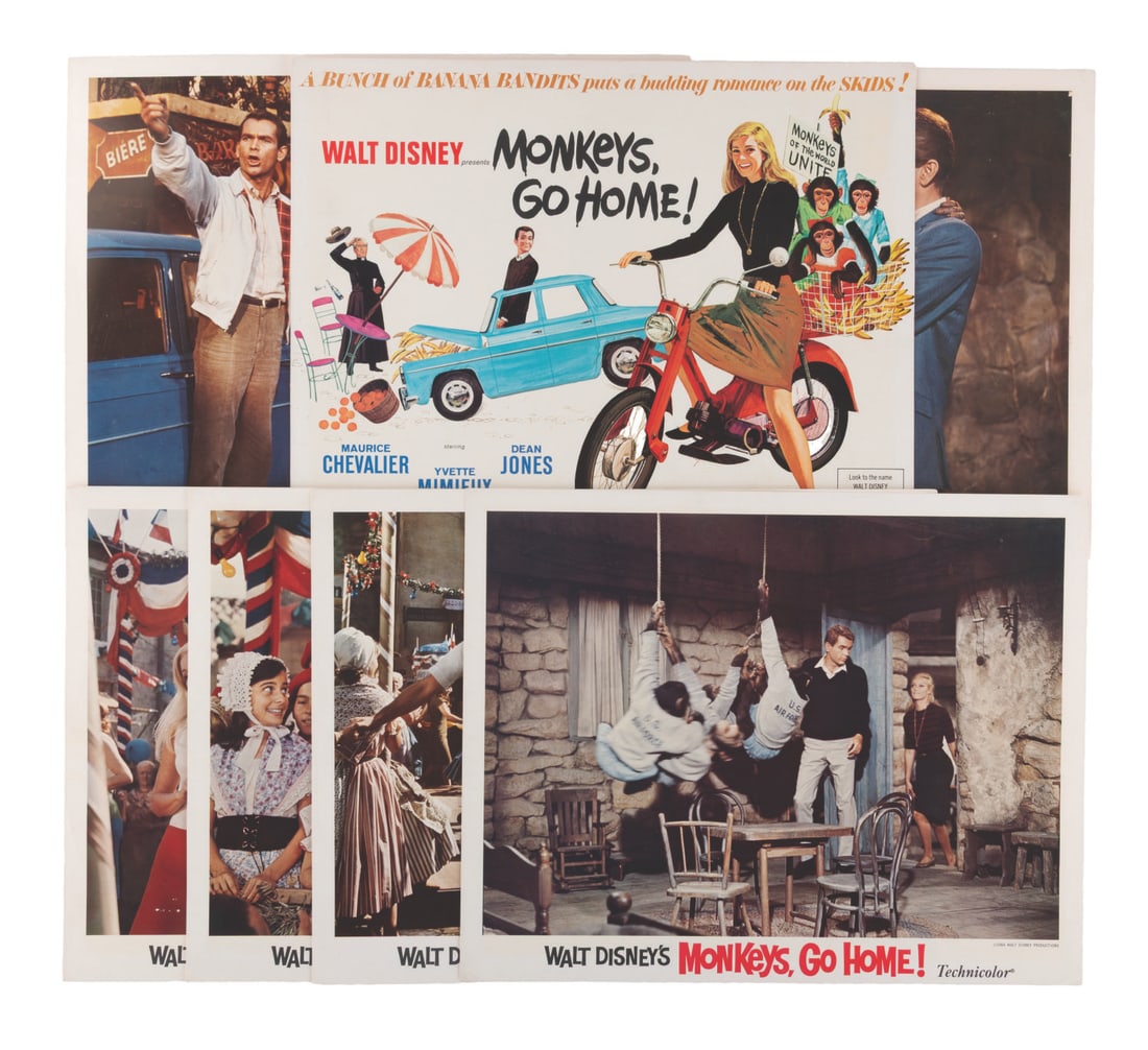 A Set of "Monkeys, Go Home!" Lobby Cards. (1 of 6)