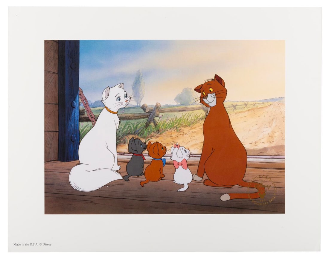 A "The Aristocats" Lithograph. - 2