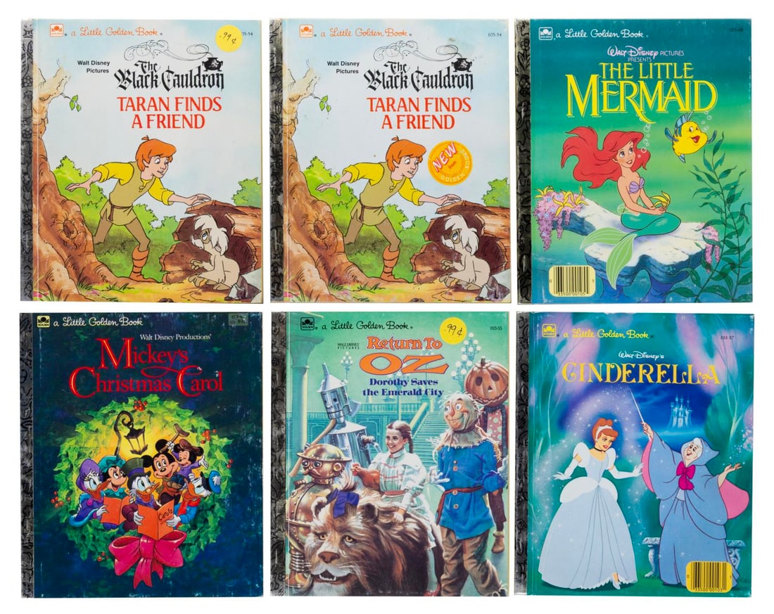 A Collection of 1980s Little Golden Books. (1 of 2)