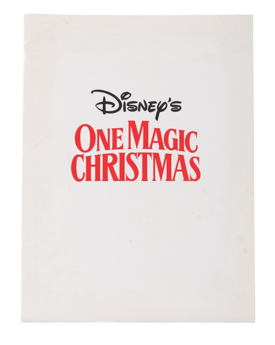 A "One Magic Christmas" Collection.: (Disney, 1985) A collection of ephemera from the film "One Magic Christmas" starring Harry Dean Stanton. Included is a full press kit with four publicity stills, a color mailer with four 35mm slides,