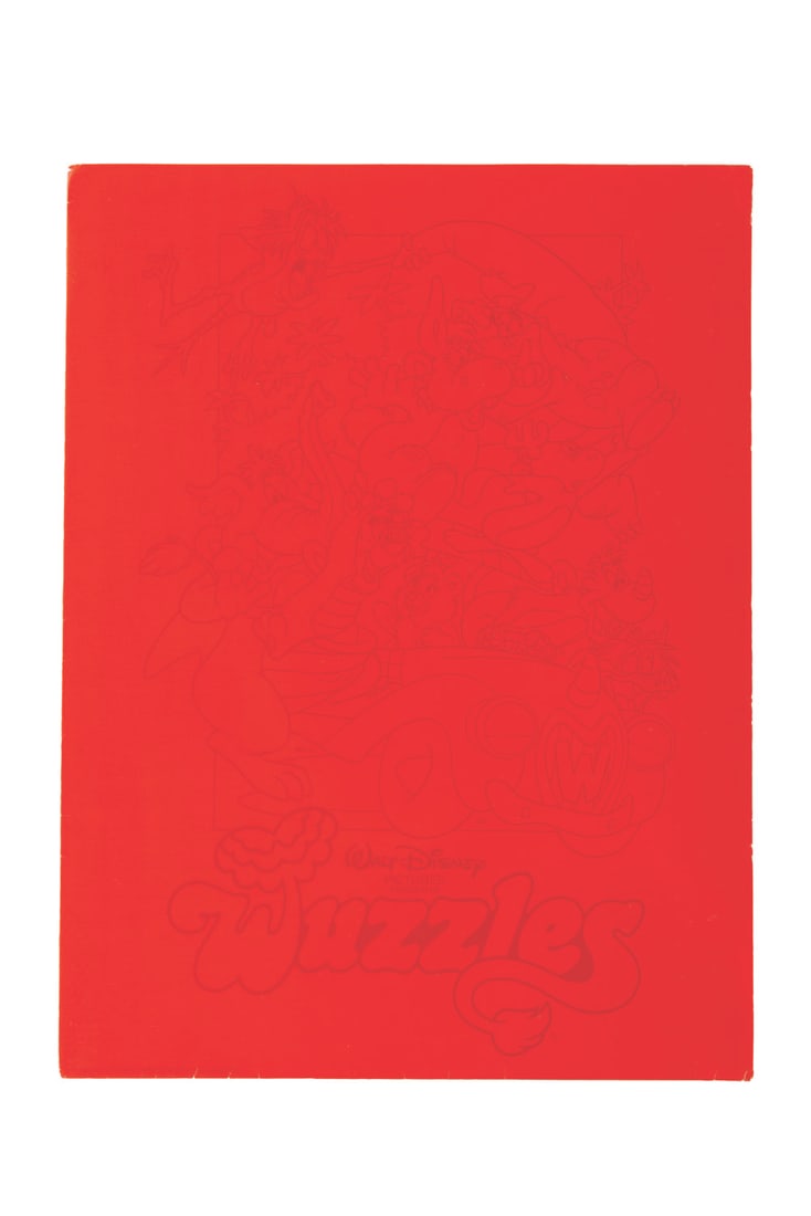 A 1985 "Wuzzles" Press Kit.: (Disney, 1985) A press kit for the cult classic early Disney TV animation series Wuzzles. Included in the folder are a press release, fact sheet, logo page, and two 8" x 10" publicity stills. The