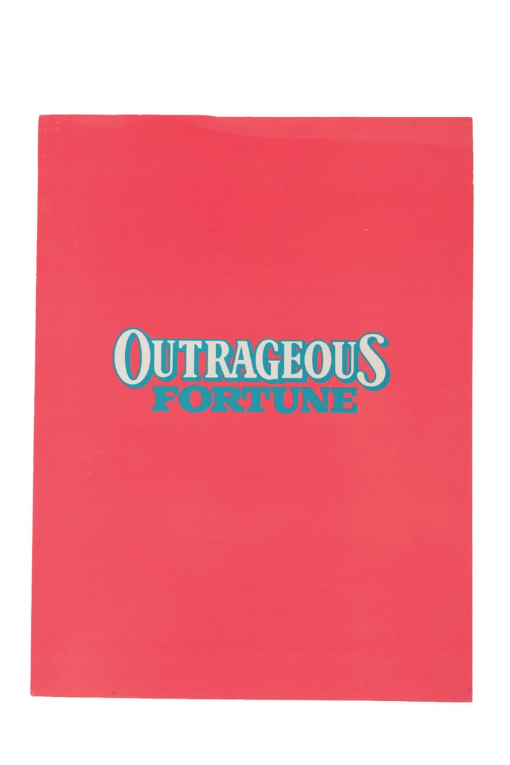 A "Outrageous Fortune" Program and Screening Invitation. - 4