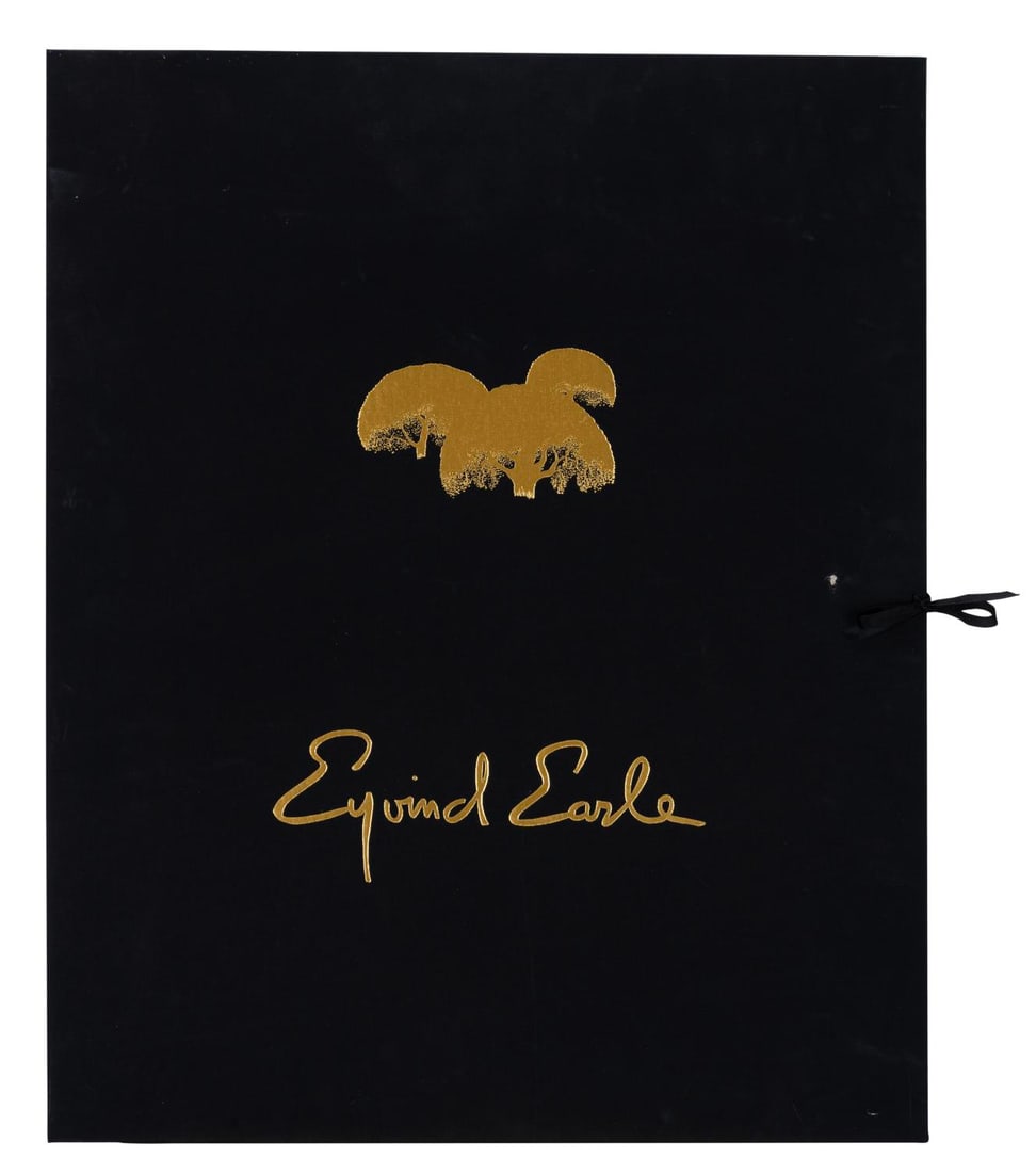 A Pair of Eyvind Earle Serigraph Prints.: (Robert Bane Editions, 1991) A pair of serigraph prints by Disney Legend Eyvind Earl titled "Fog Draped Hills" and "Early Morning Fog." Published by Robert Bane Editions and printed at Clearwater Stud