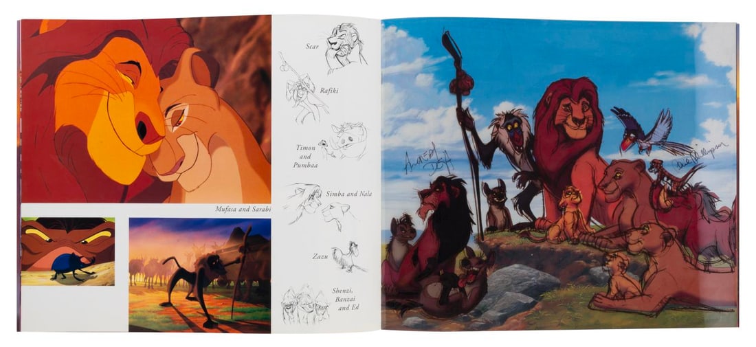 A Multi-Signed "The Lion King" Commemorative Program. - 3
