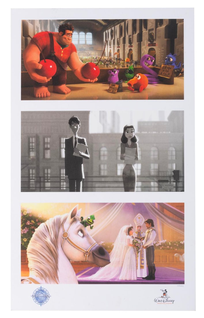 A D23 Walt Disney Animation Studios Lithograph. (1 of 1)