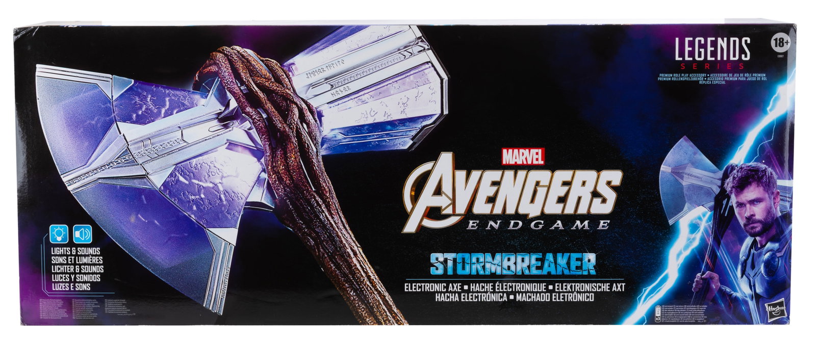An "Avengers: Endgame" Stormbreaker Replica by Hasbro. (1 of 2)
