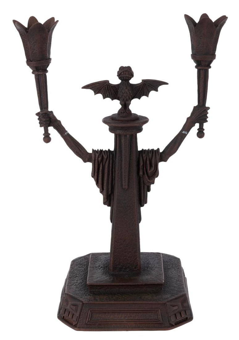 A Haunted Mansion Crypt Candelabra. (1 of 4)