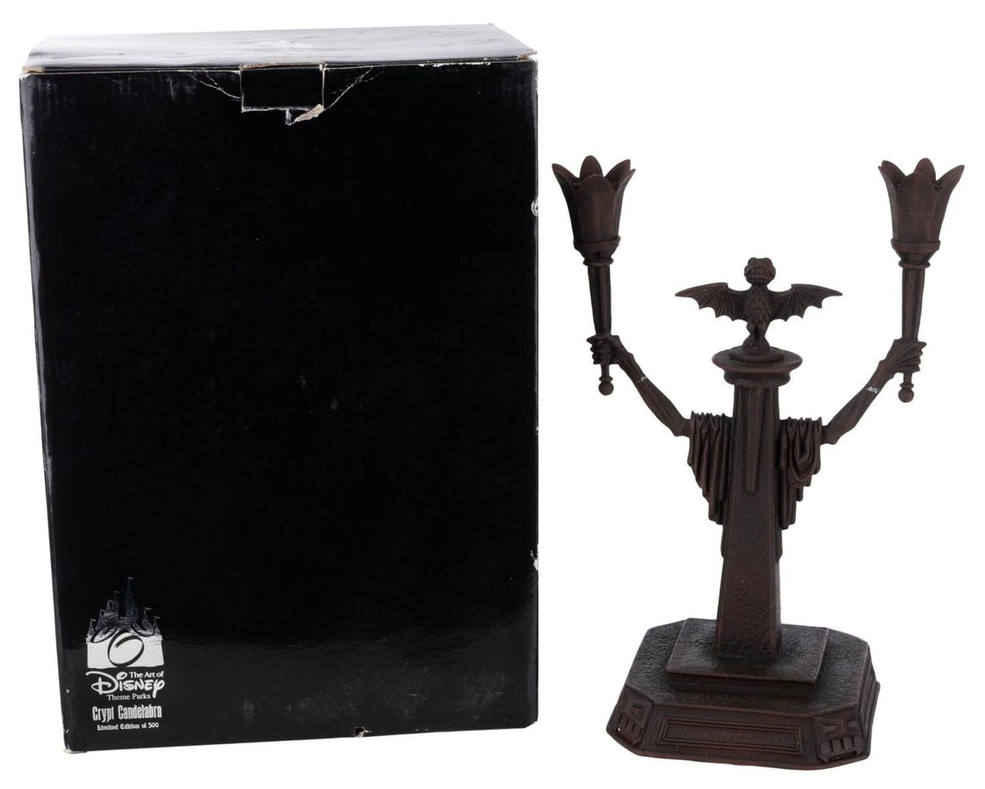 A Haunted Mansion Crypt Candelabra. - 2