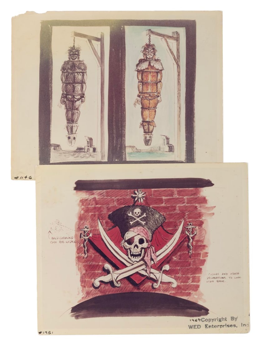 A Pair of "Pirates of the Caribbean" Concept Photo Prints. (1 of 3)