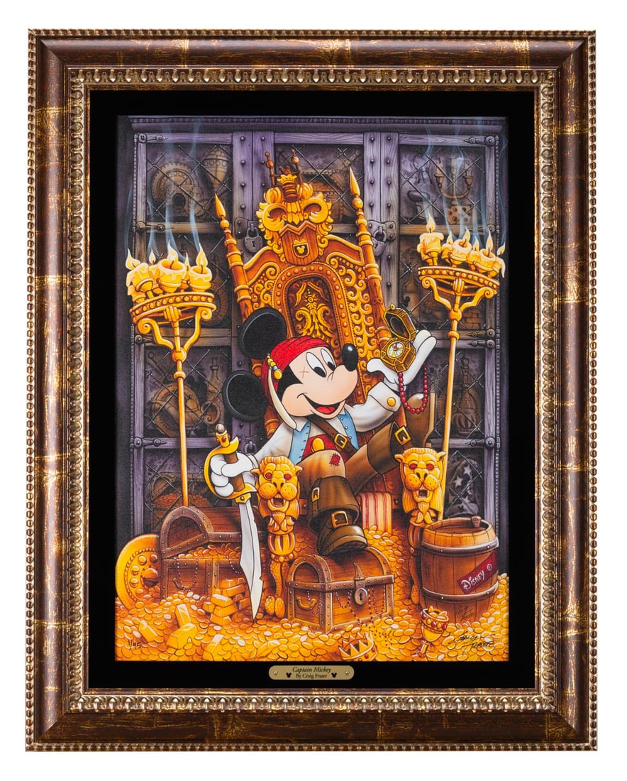 A "Captain Mickey" Canvas Print by Craig Fraser. (1 of 4)
