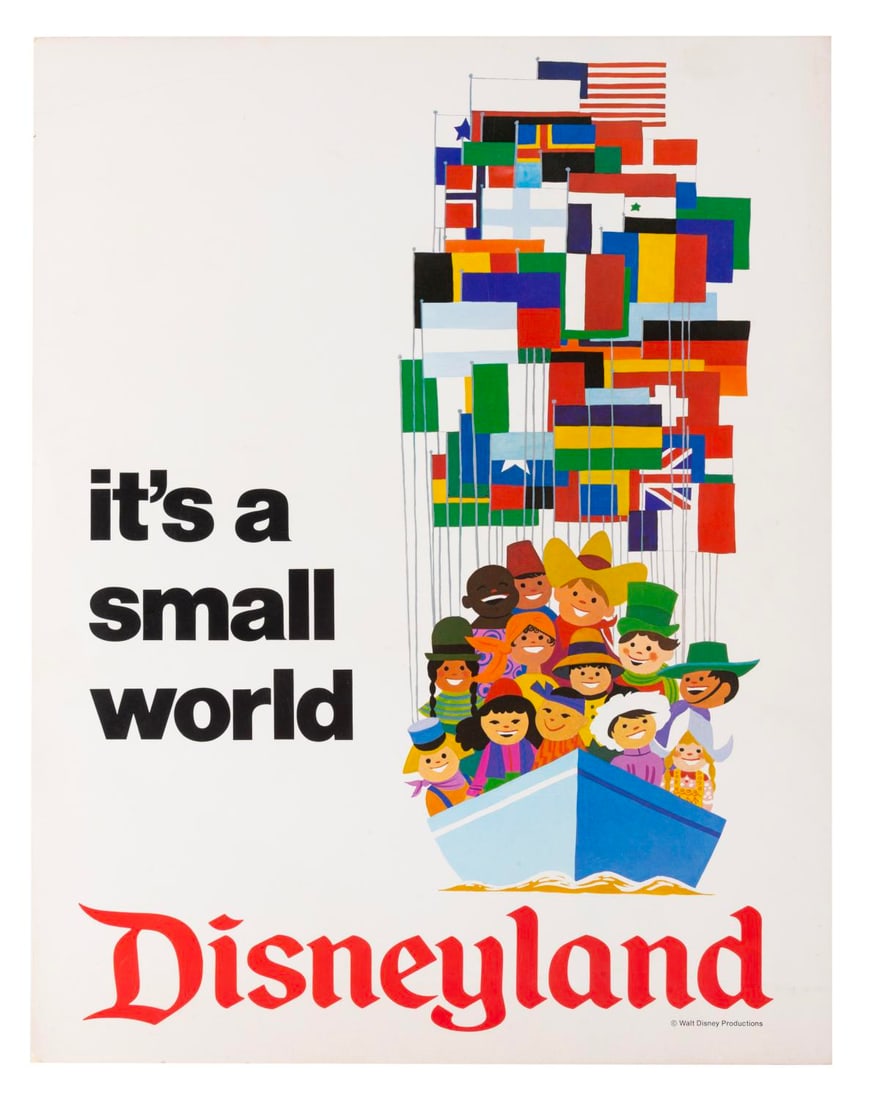 An It's A Small World Poster. (1 of 1)