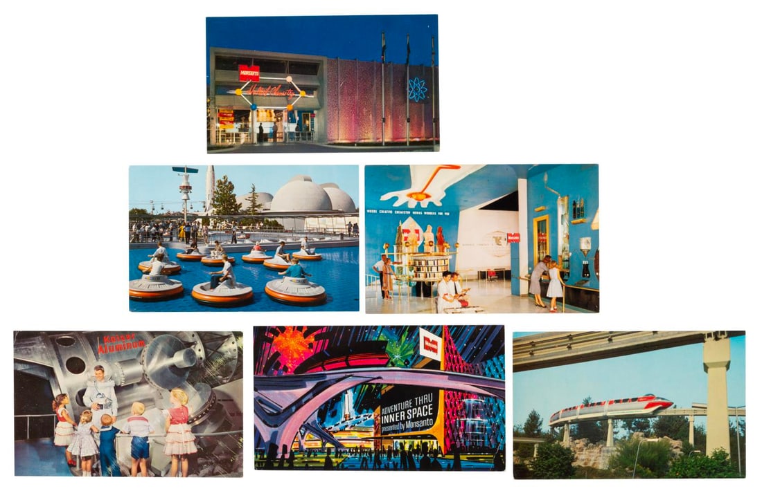 Very Early Tomorrowland Postcards. (1 of 1)