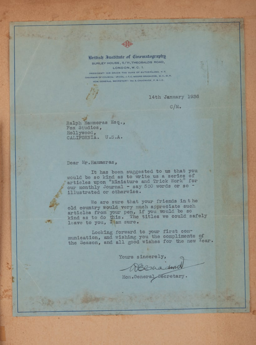 Three Signed Letters Including Darryl Zanuck. - 4