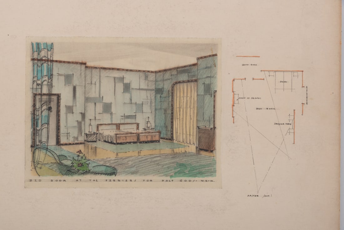 A "Free Love" Original Set Design. - 3