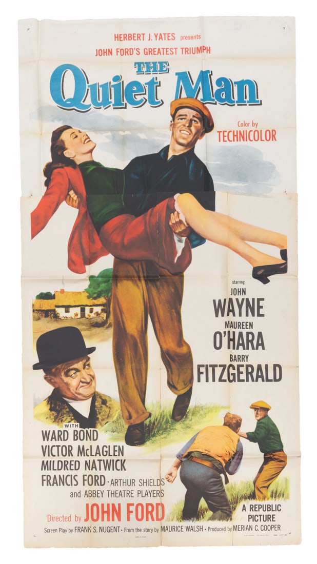 A "The Quiet Man" 3-Sheet. (1 of 1)