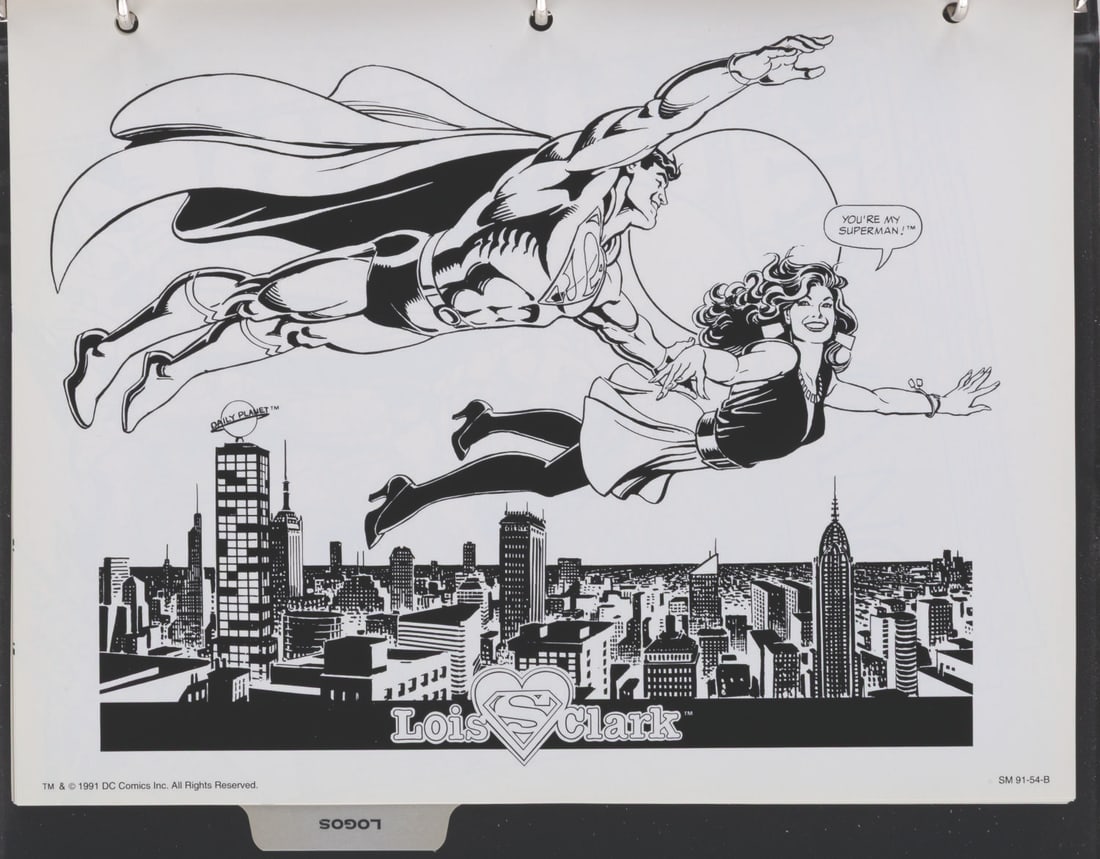 A 1991 Superman Style Guide. - 10