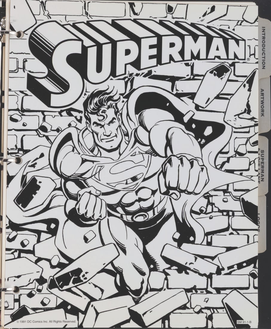 A 1991 Superman Style Guide. - 3
