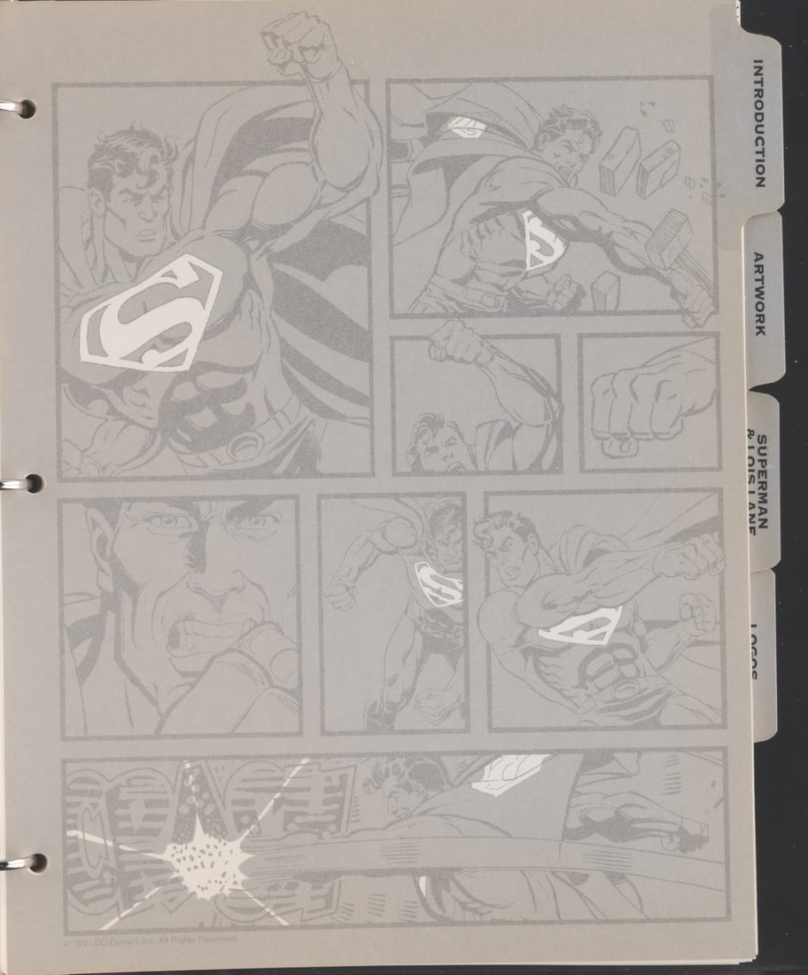 A 1991 Superman Style Guide. - 4