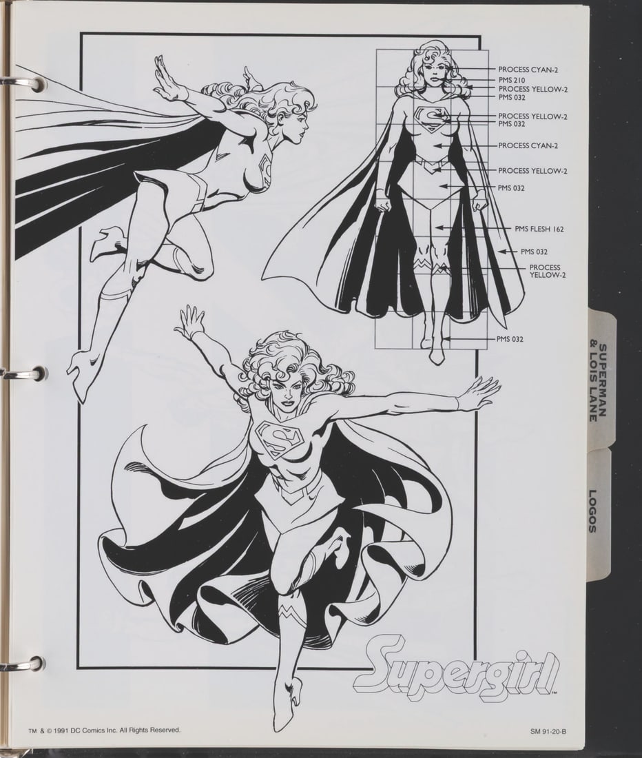 A 1991 Superman Style Guide. - 7