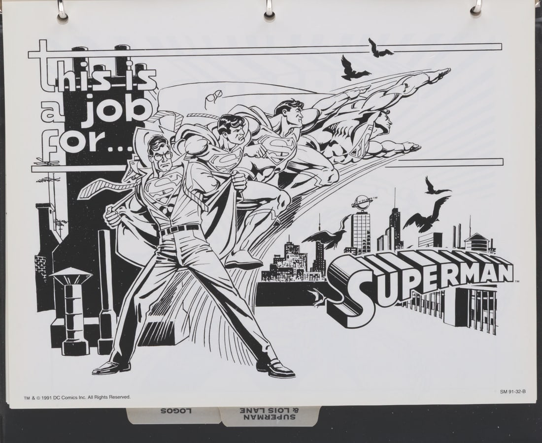 A 1991 Superman Style Guide. - 8