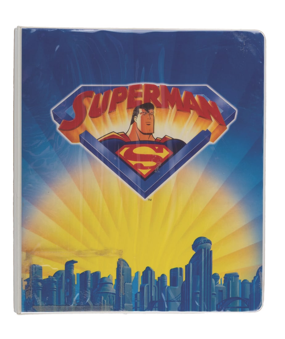 A "Superman: The Animated Series" Style Guide.: (DC Comics/Warner Bros., 1996) A "Superman: The Animated Series" style guide for licensees featuring an overview of the new series, the art approval pipeline, character profiles for the cast,