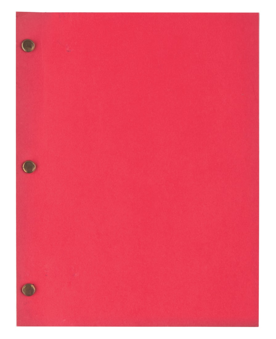 An "E.T. the Extra-Terrestrial" Original Screenplay. - 2