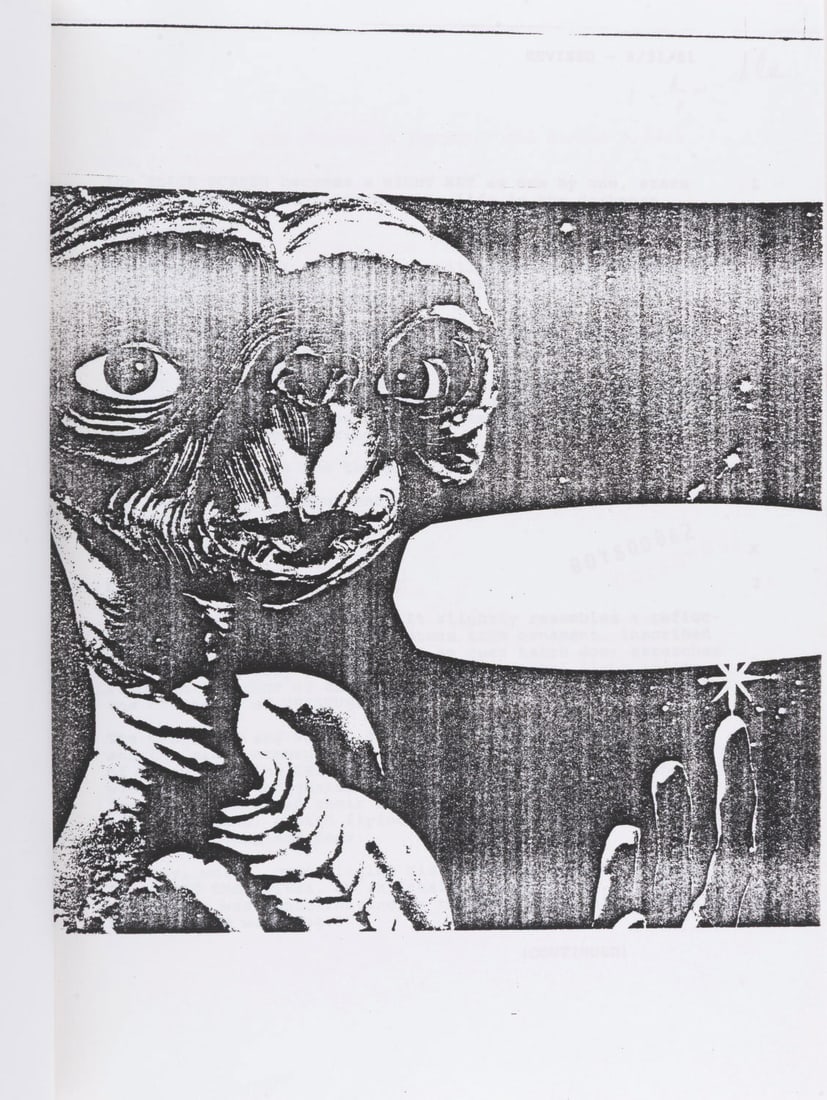 An "E.T. the Extra-Terrestrial" Original Screenplay. - 4