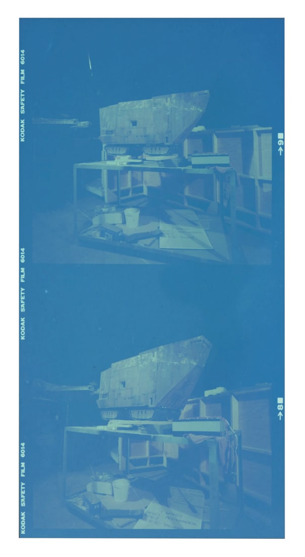 A "Star Wars" Sandcrawler Negative & Transparency. - 4