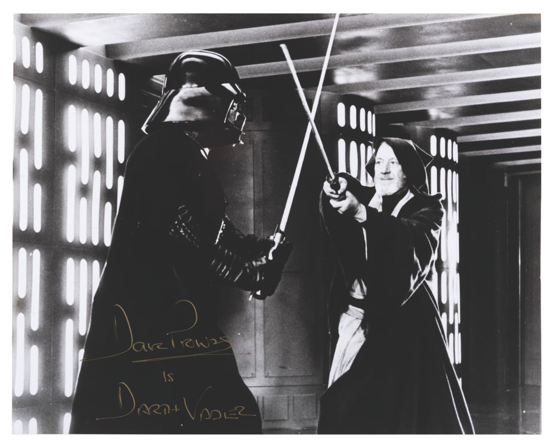 A "Star Wars" Photo Signed by David Prowse. (1 of 2)