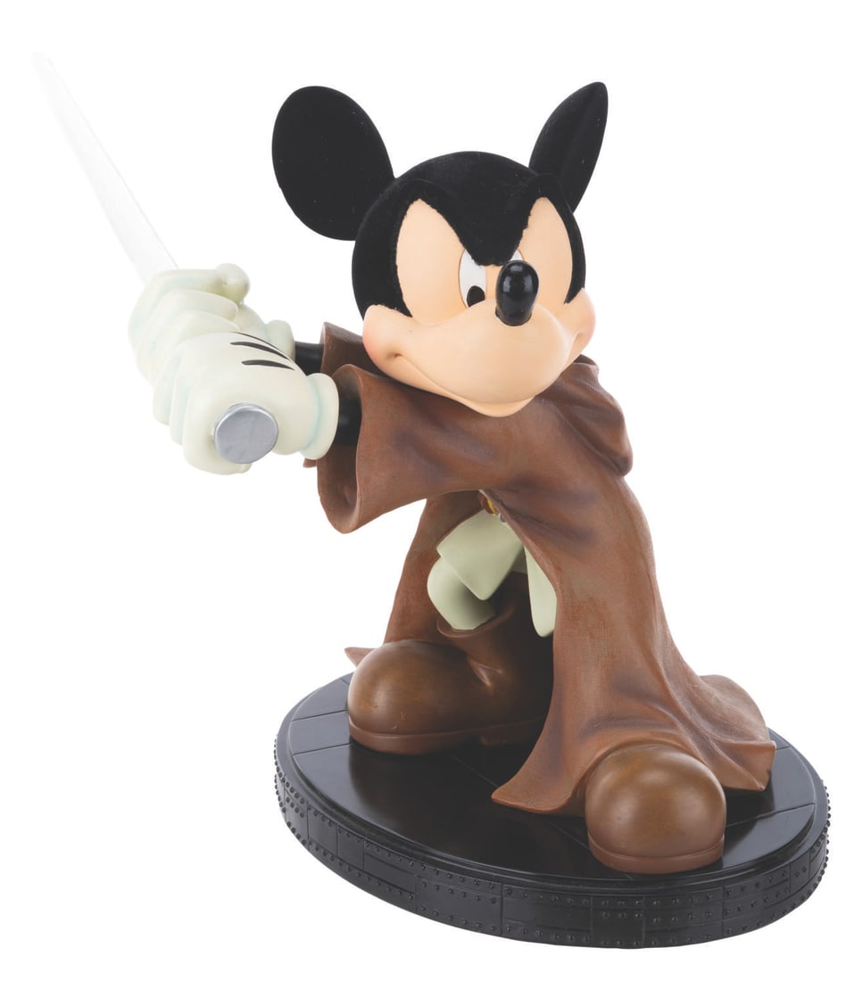 A Jedi Mickey Medium Figurine. - 2