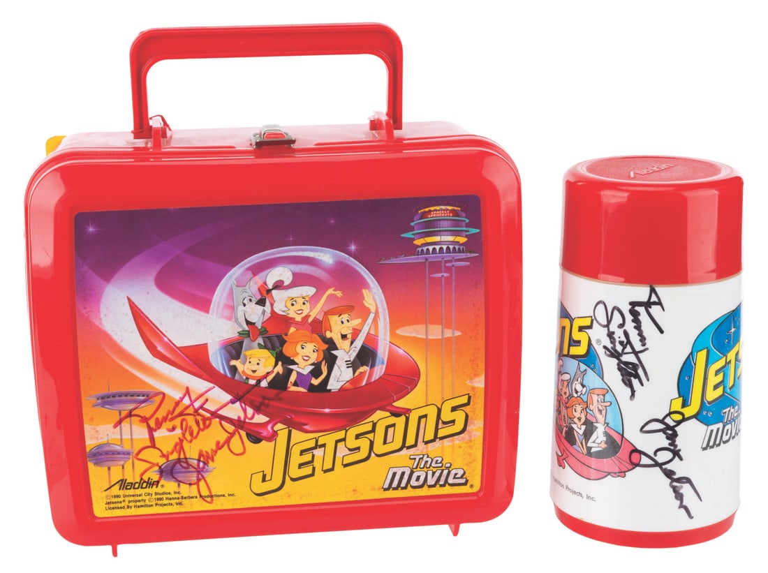 A Signed "Jetsons: The Movie" Lunchbox and Thermos. (1 of 6)
