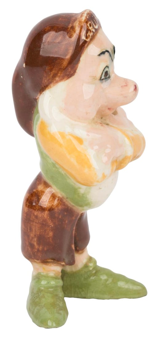 A Grumpy Ceramic Figure. - 3