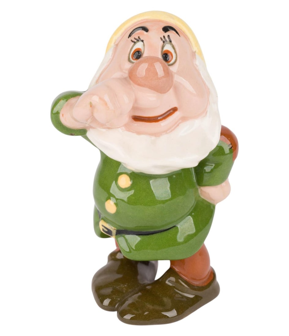 A Sneezy Ceramic Figurine by Evan K. Shaw. (1 of 2)