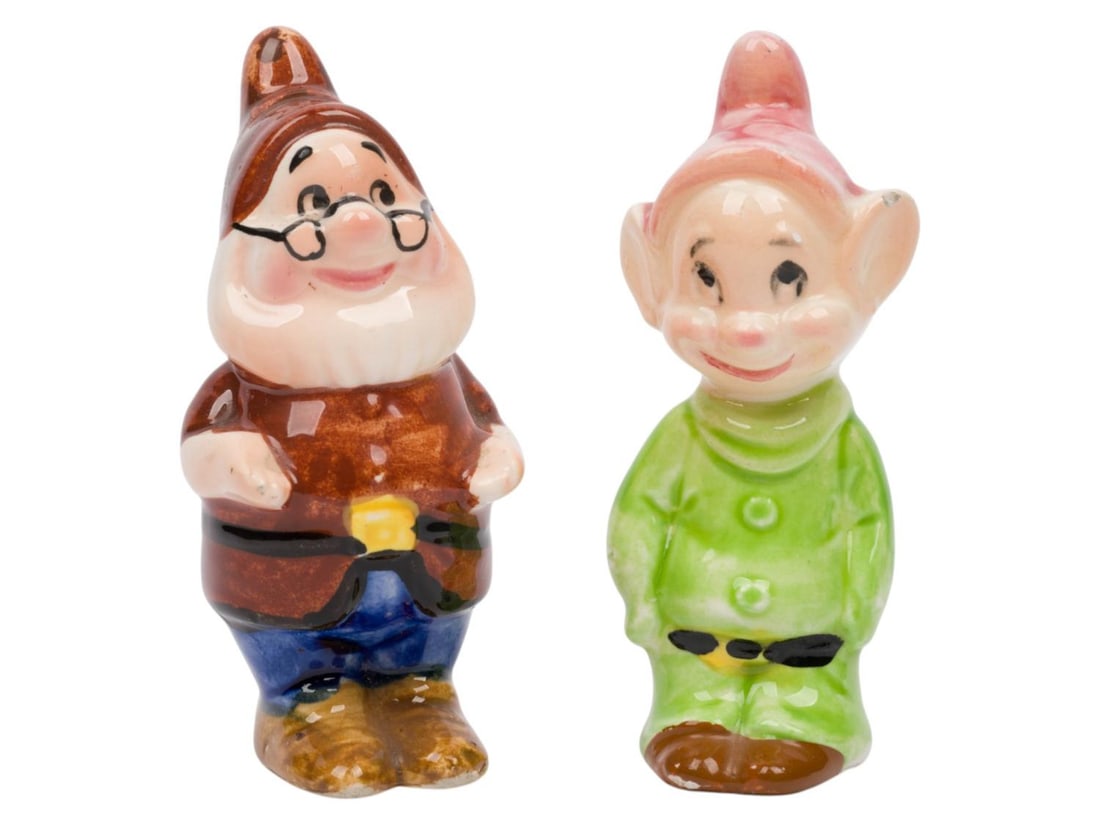 Doc & Dopey Salt and Pepper Shakers. (1 of 2)