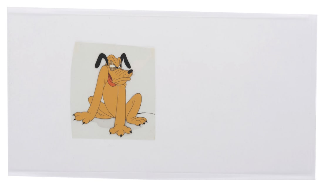 An Original "Autograph Hound" Background & Pluto Cel - 3