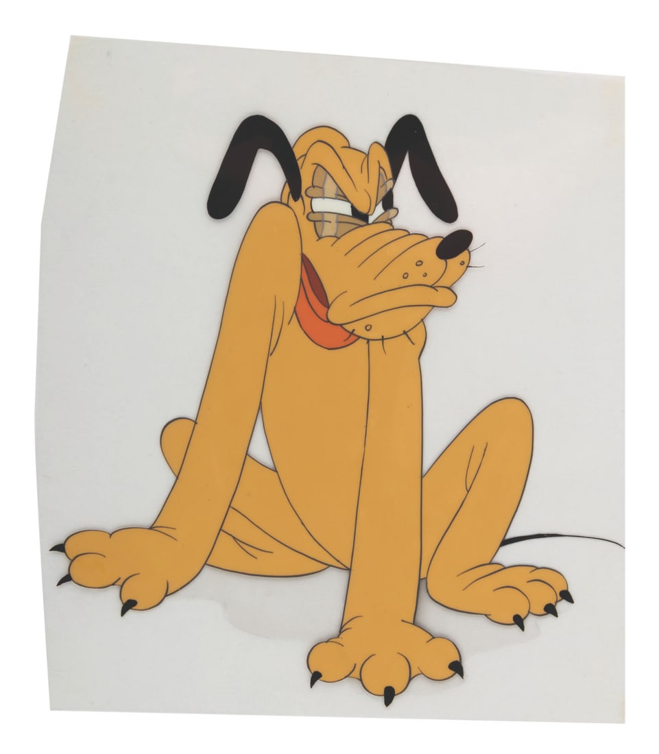An Original "Autograph Hound" Background & Pluto Cel - 4