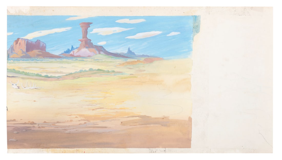 An Original "Autograph Hound" Background & Pluto Cel - 5